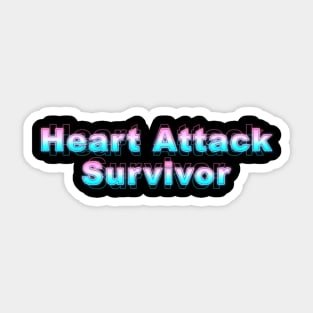 Heart Attack Survivor Sticker
